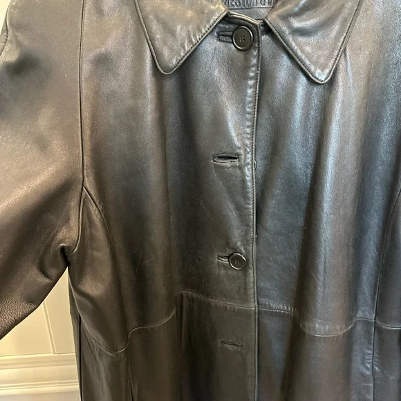 Preston & York Black Leather Jacket - Picture 13 of 14